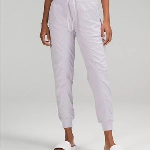Lululemon Dance Studio Mid-Rise Jogger 
Full Length color faint lavender